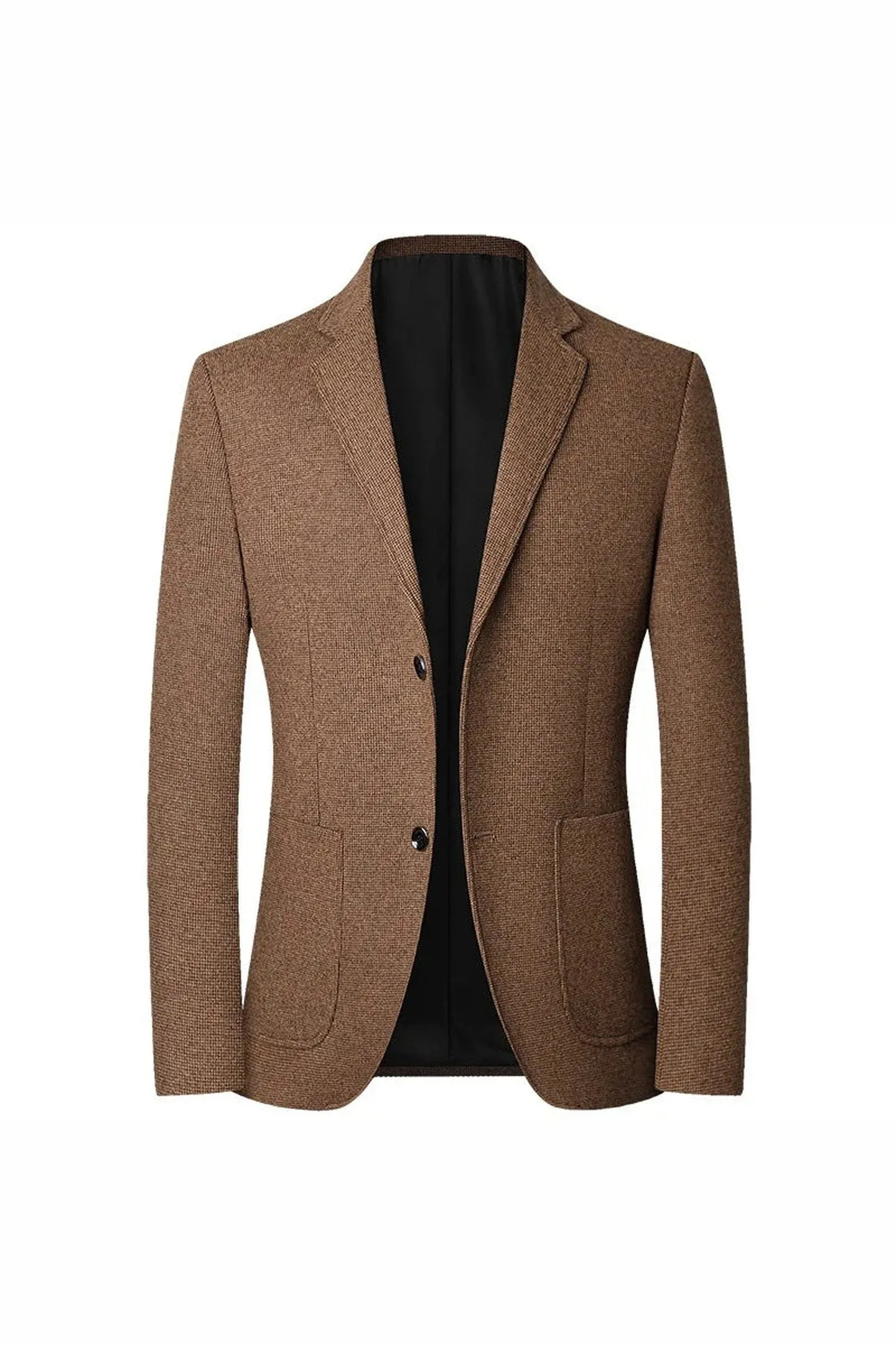 Men's Textured Knit Blazer &ndash; Tailored Smart-Casual Jacket