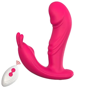 Wearable G-Spot Dildo Panty Vibrator – For Women Mini Vibrator with Remote Control Climax