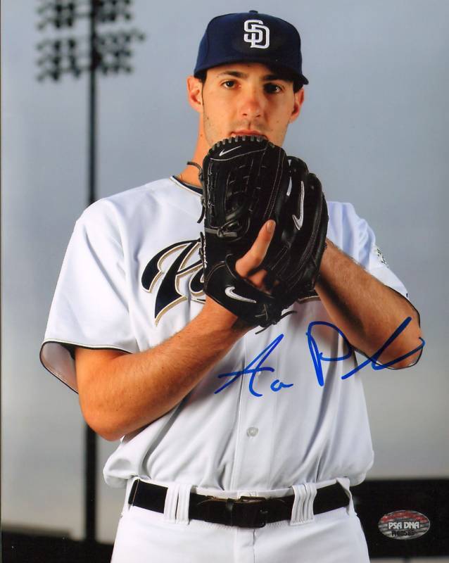 Aaron Poreda Signed Padres Baseball 8x10 Photo Poster painting PSA/DNA RG COA Picture Autograph