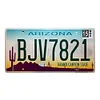 Arizona - Enseigne M&eacute;tallique de permis de voiture(30*15cm)