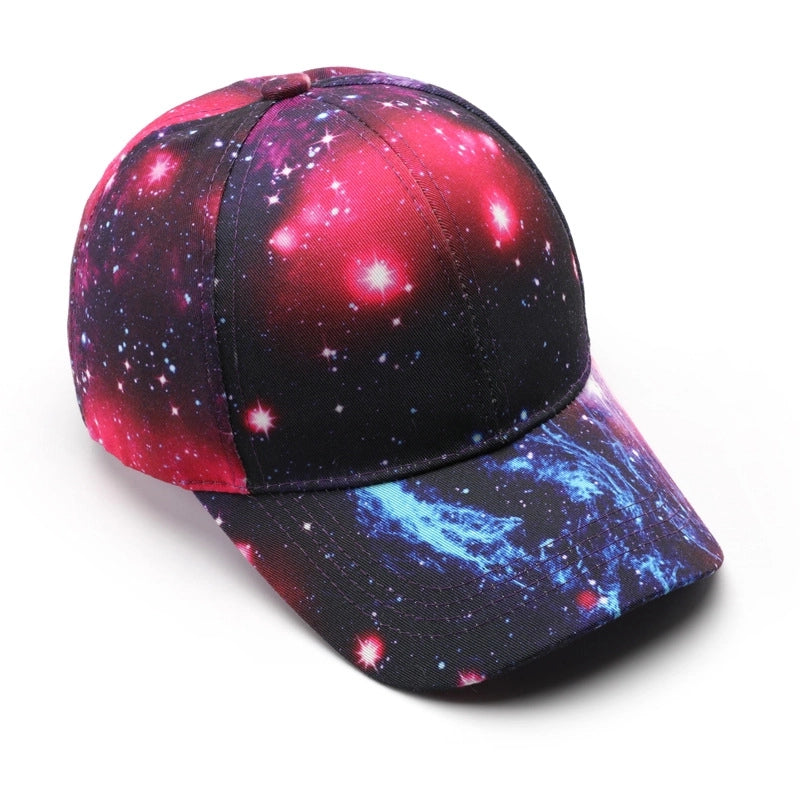 Women’s Streetwear Tie Dye Curved Eaves Baseball Cap
