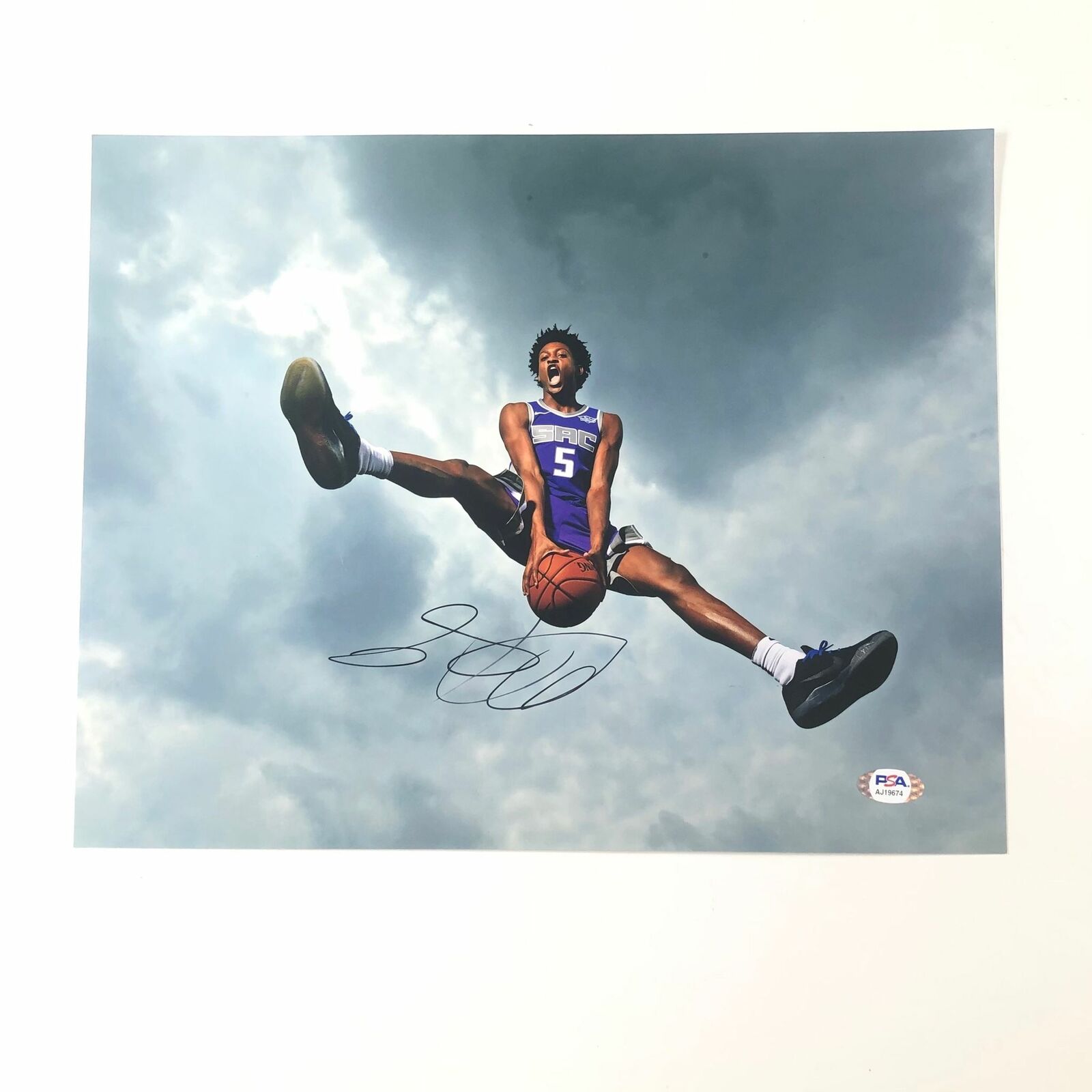 De'Aaron Fox Signed 11x14 Photo Poster painting PSA/DNA Sacramento Kings Autographed