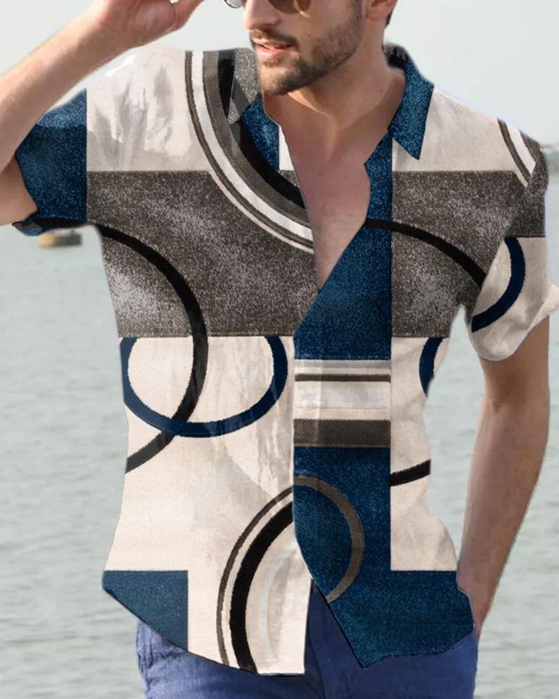 men's casual check shirt