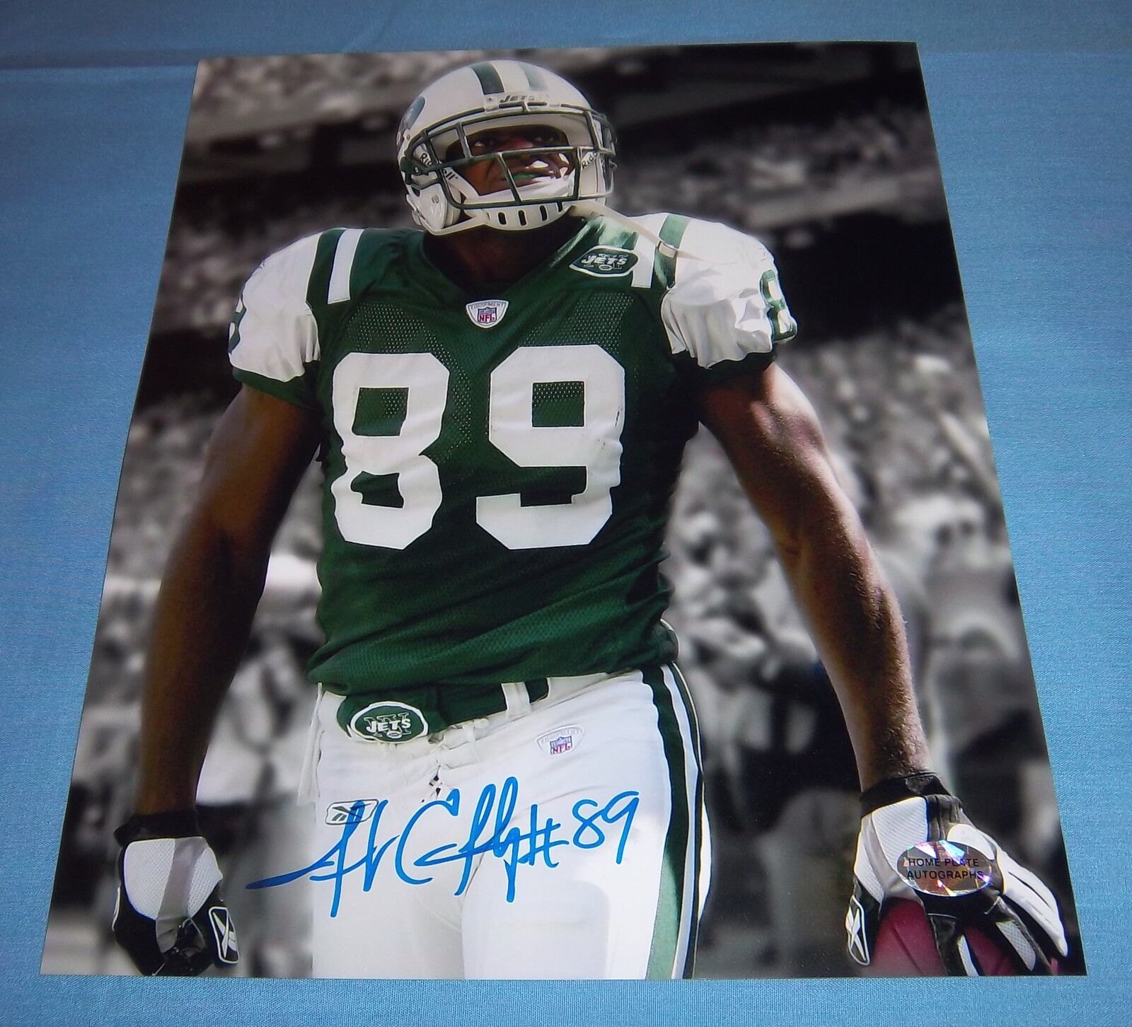 NY Jets Jerricho Cotchery Signed Autographed 8x10 Photo Poster painting Carolina Panthers A