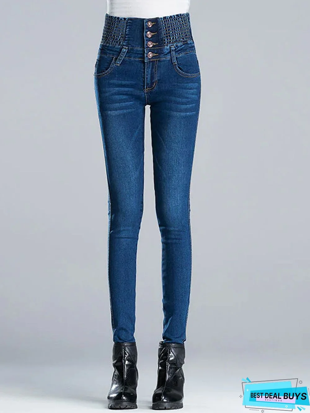 Casual Tight High Elasticity Jeans