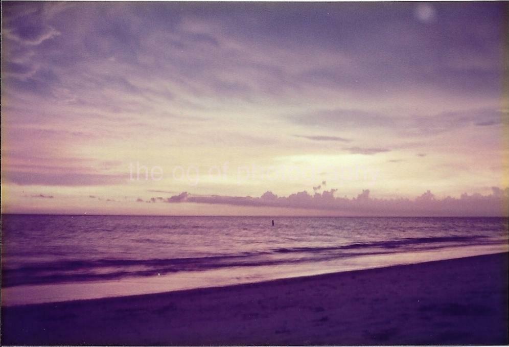 FLORIDA SEASCAPE FOUND Photo Poster paintingGRAPH Color 1980'S Original BEACH Vintage JD 19 15 B