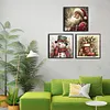 5D Full Drill Diamond Painting Kit Round Resin Rhinestone 40x40cm