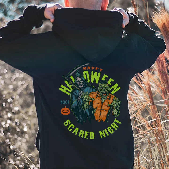 Dead & Evil Zombie League Happy Halloween Couple Brothers Hoodie