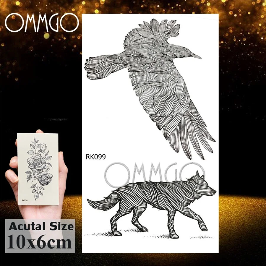 Sdrawing Dream Catcher Butterfly Feather Temporary Tattoos Sticker Black Henna Body Art Arm Fake Tatoos Leaf Sexy Custom Tattoo