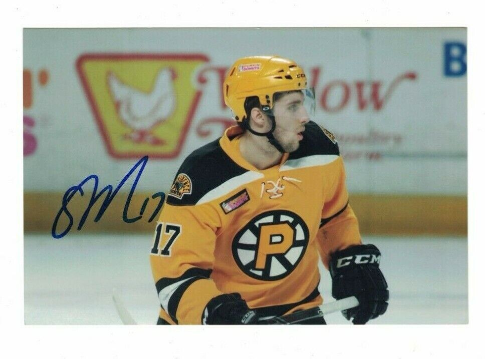 Seth Griffith Providence Bruins Signed 4x6 Hockey Photo Poster painting W/Our COA