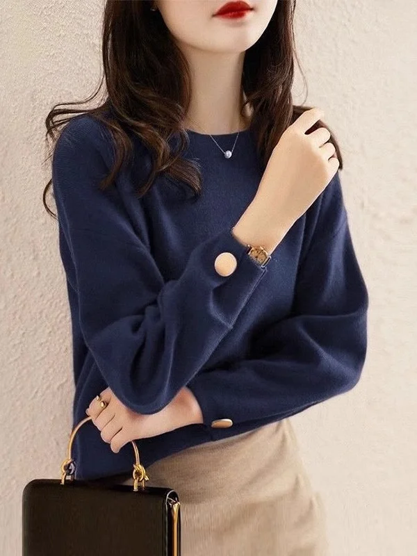 Athvotar Athvotar Sweater Women's Autumn And Winter 2025 New Knitted Knitted Winter Thick Loose New Year Red Chic Top