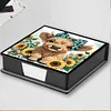 Yak Leather Diamond Painting Notecard Box Contains 160 Sheets of Paper