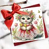 6Pcs cat-diy carte de voeux