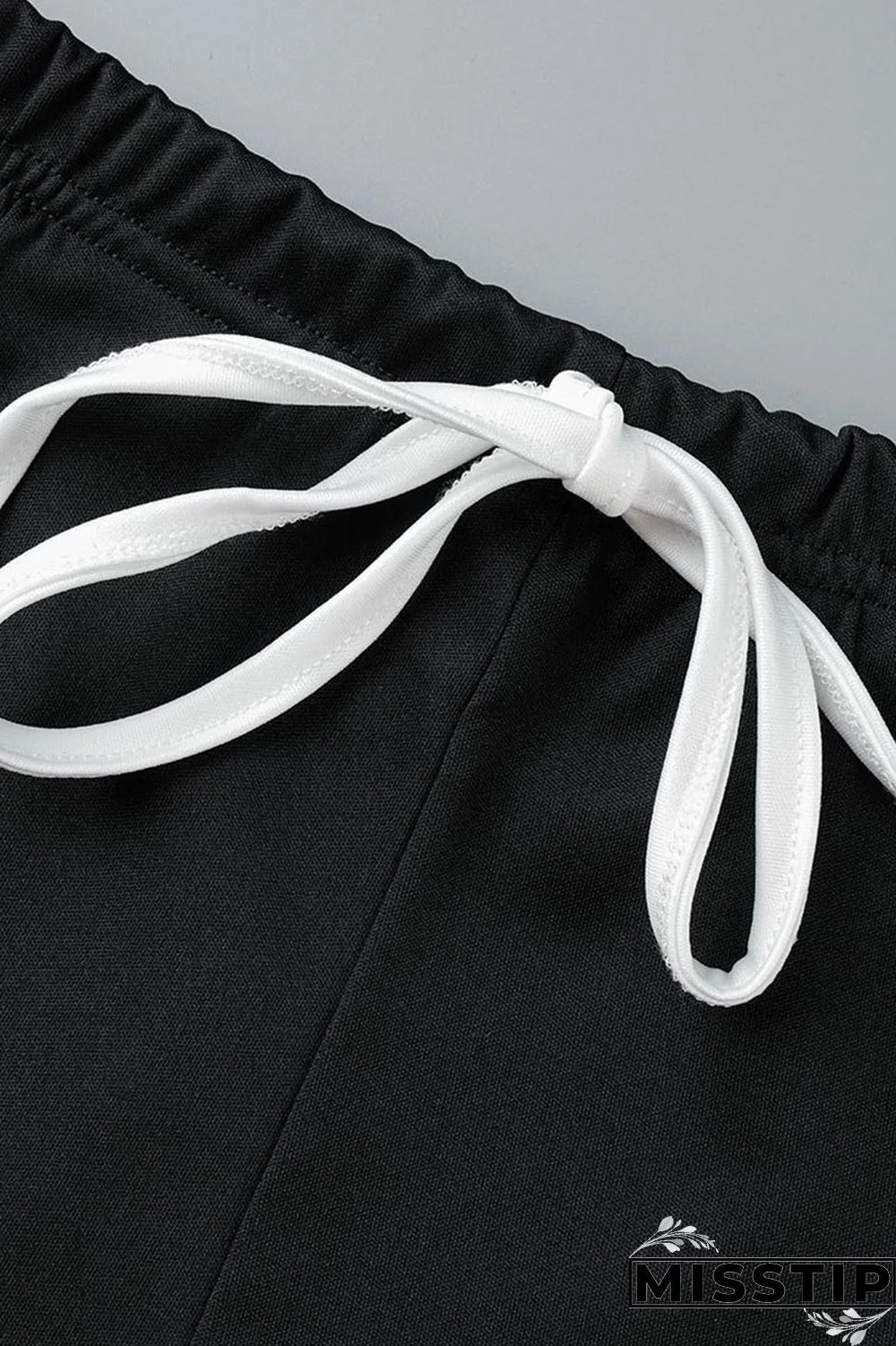 Green Fashion Casual Solid Patchwork Backless Halter Sleeveless Two Pieces