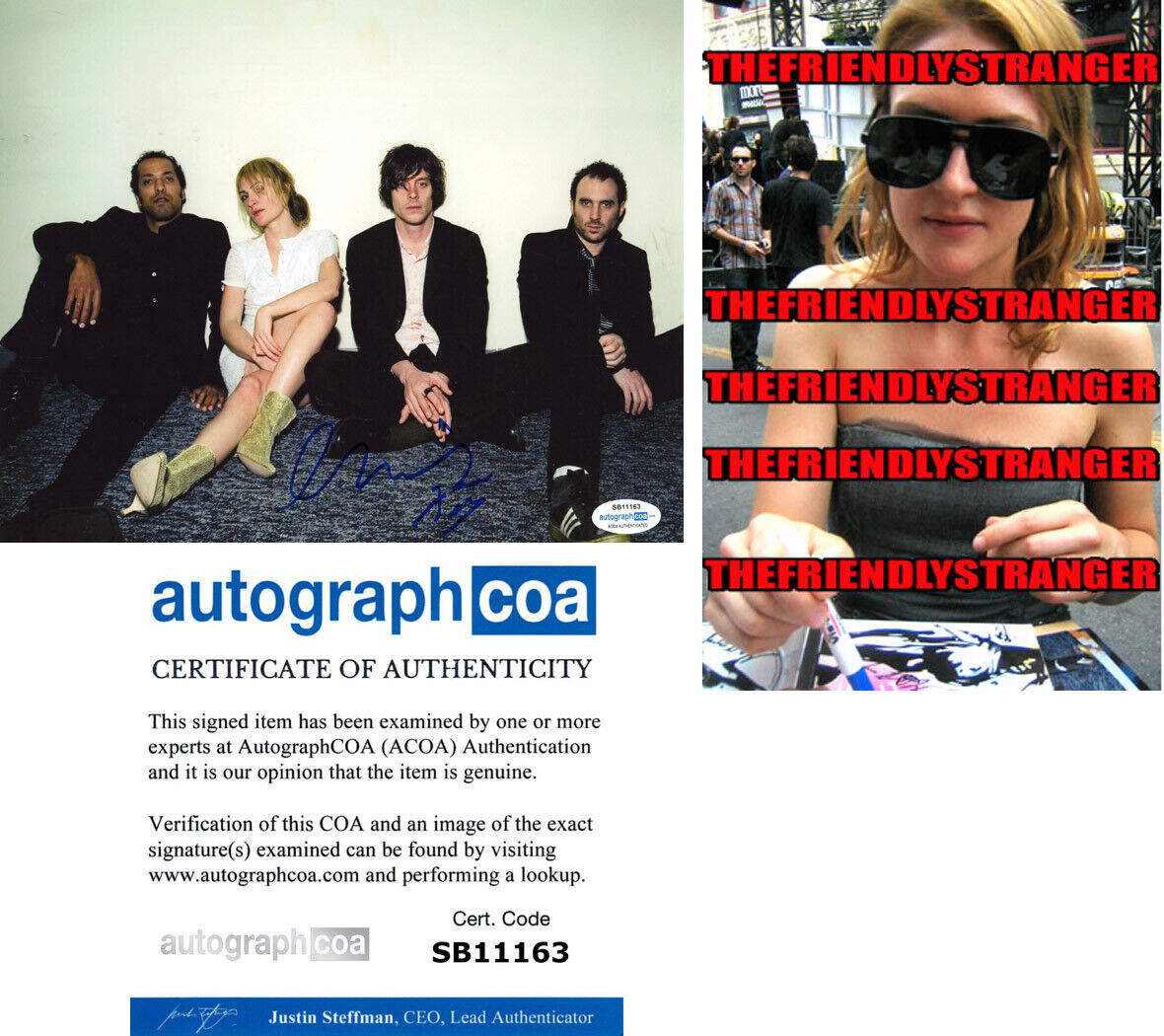 EMILY HAINES signed METRIC