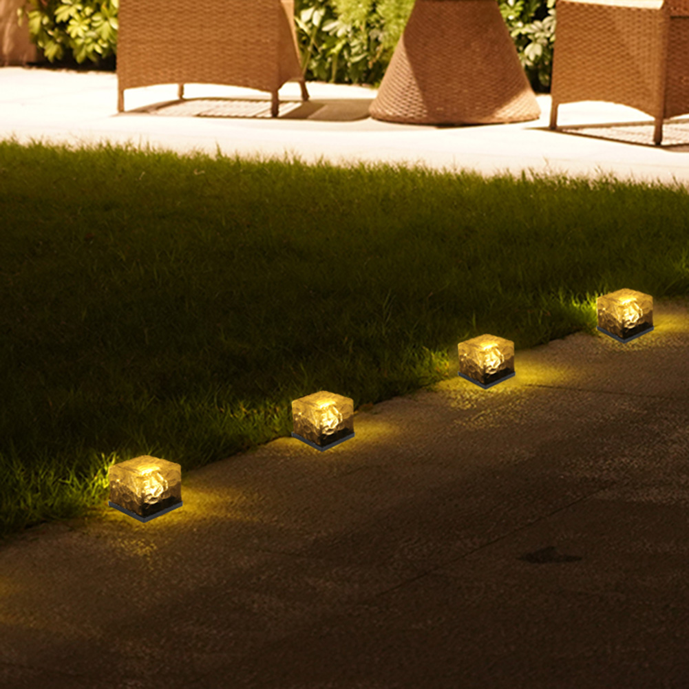 

LED Solar Underground Ip65 Waterproof Deck Buried-Outdoor Solar Light, Yellow, 501 Original