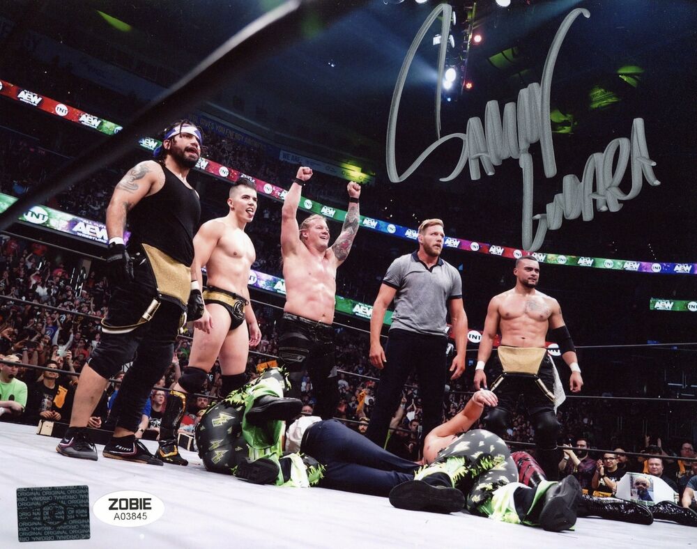 Sammy Guevara Autographed 8x10 Photo Poster painting AEW Spanish God Signed Zobie 3