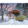 Diamond Painting -DIY Full Square Drill Snow Carriage