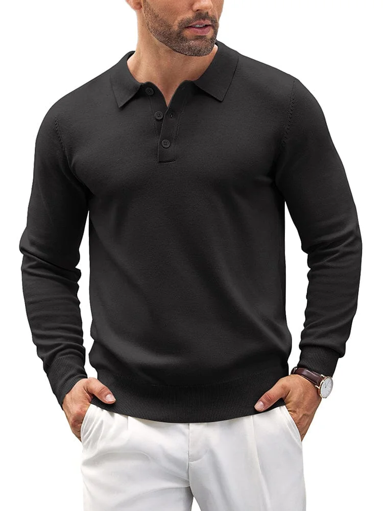 Casual Knit Polo Shirts (US Only) QueenFunky