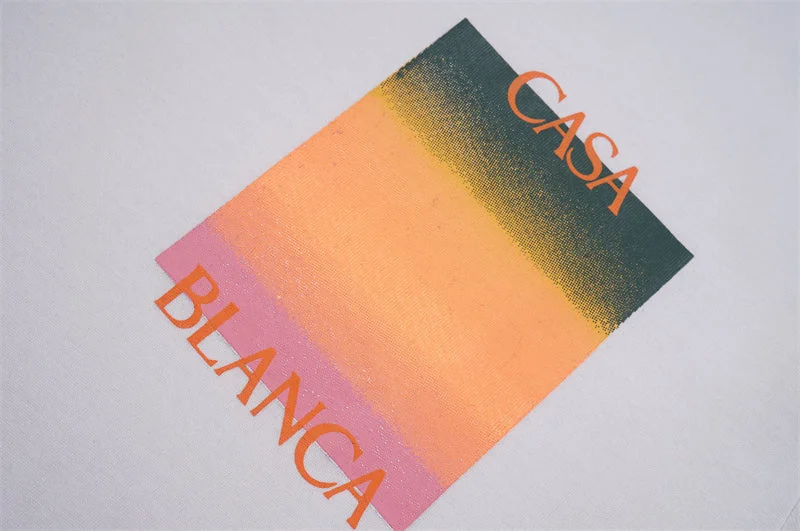 Casablanca 2023 new fashion T-shirt short sleeves