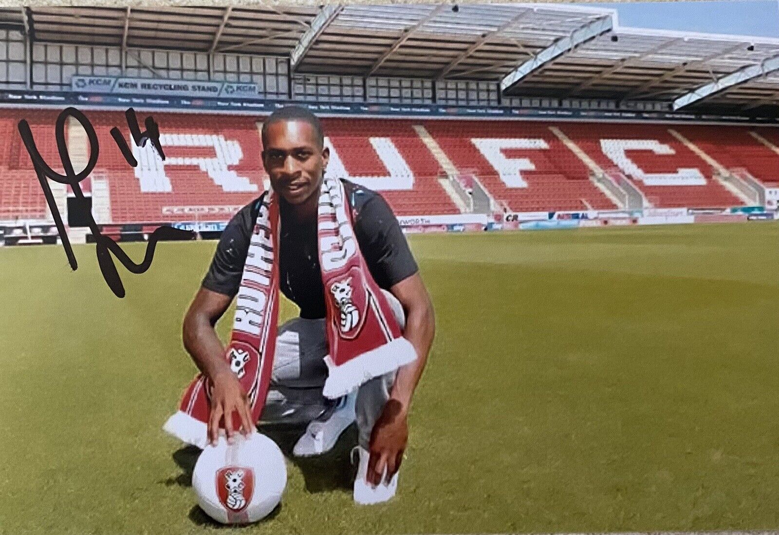 Mickel Miller Genuine Hand Signed Rotherham United 6X4 Photo Poster painting 2