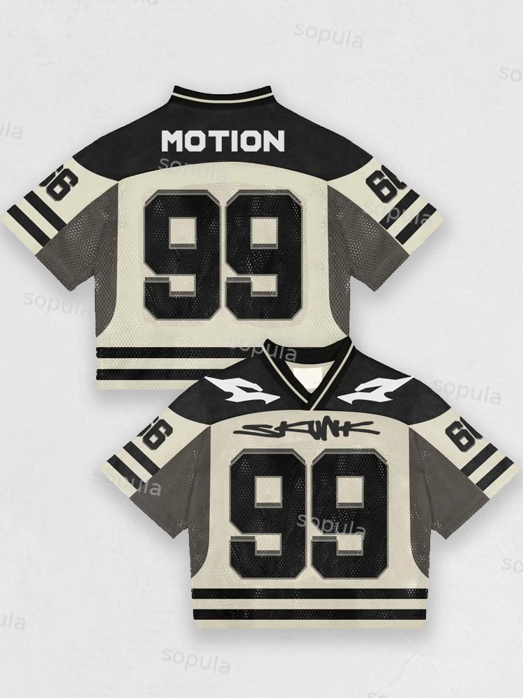 Vintage Number.99  Sports Blokecore Jersey - SOPULA
