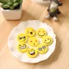 20PCS Funny Emoji Erasers for Kids Student Office Exam Creative Stationery Gift
