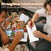 Cartoon Ginger Man DIY Diamond Painting Greeting Cards with Envelopes