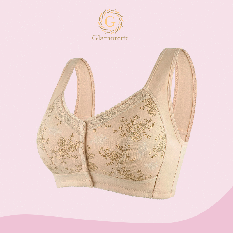 Glamorette – Cotton Front Closure Bra