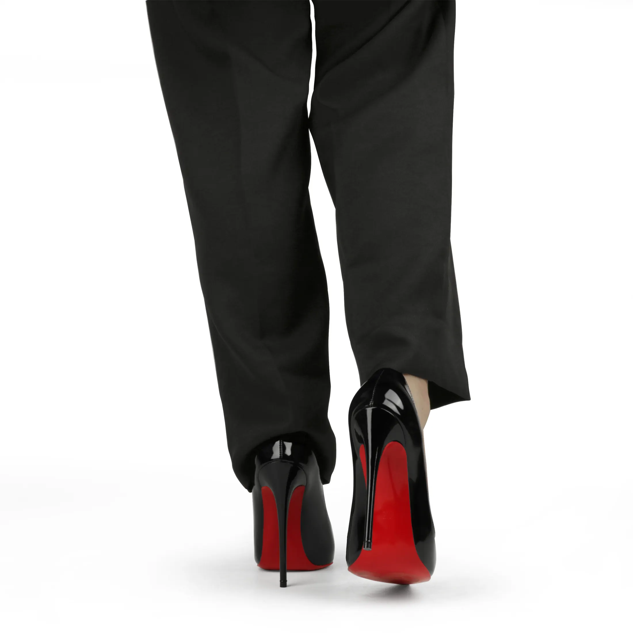 120mm Women's Party Daily Red Soles Patent Pumps-vocosishoes