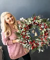 [🌲Christmas Special Price] 💖Holiday wreaths with berries and bells-mysite-Adracos