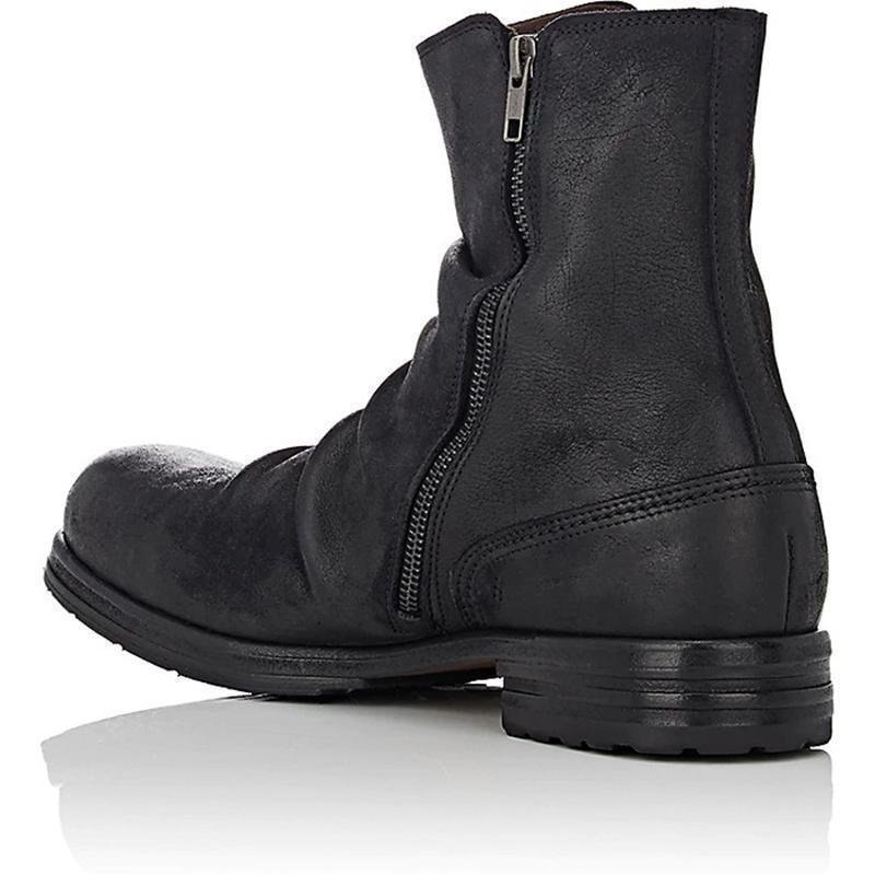 polo boots with two zippers