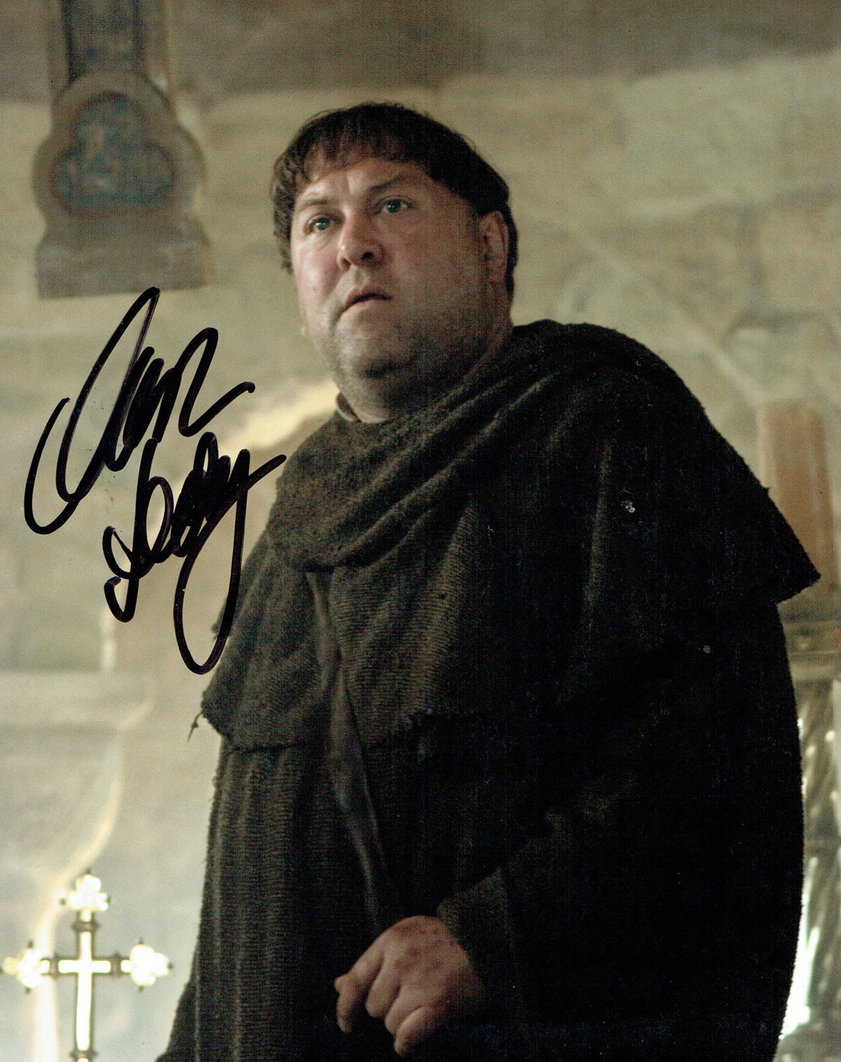 Mark ADDY SIGNED Autograph 10x8 Photo Poster painting AFTAL COA Friar Tuck Robin Hood