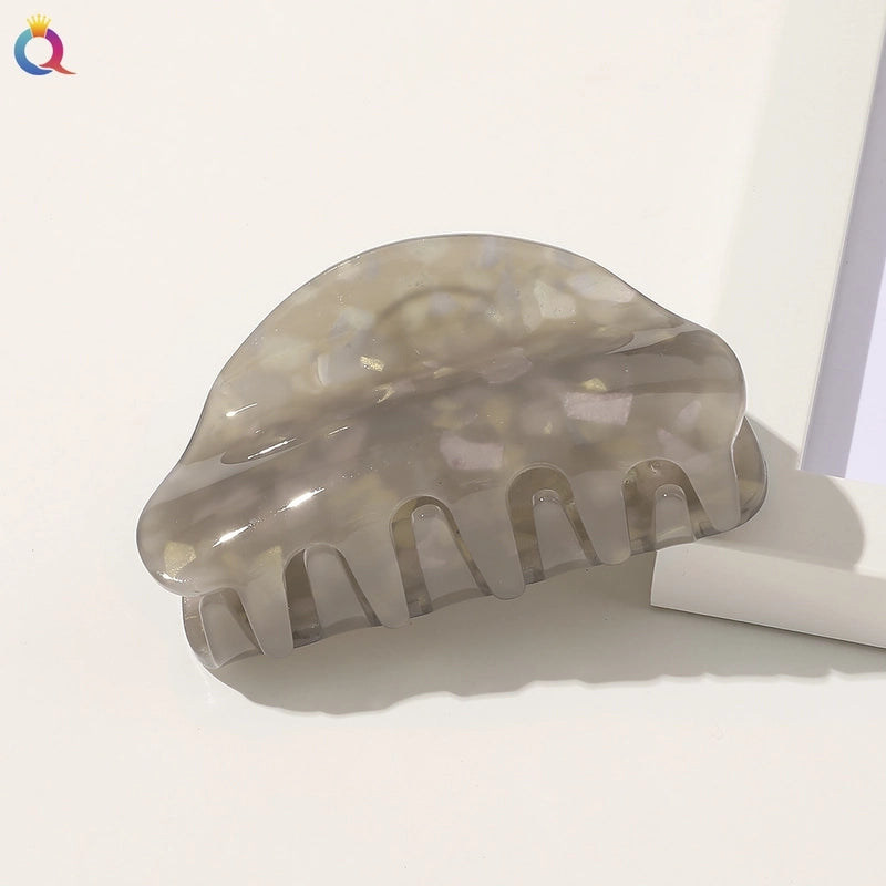 Women’s IG Style Minimalist Color Block Arylic Hollow Out Hair Claws