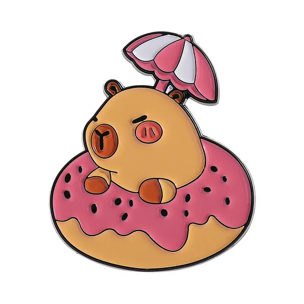Foto del pin Donut Capibara Feliz