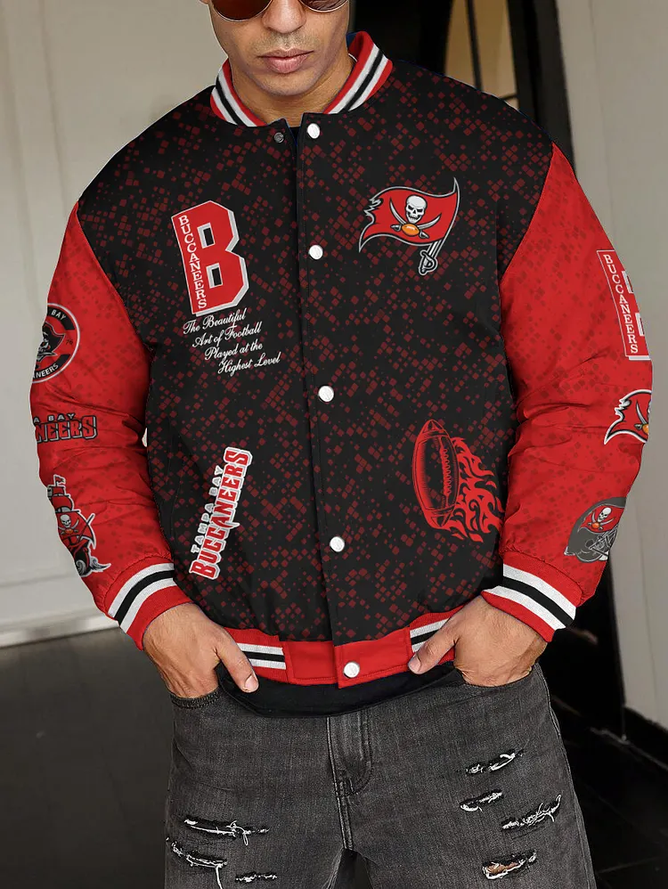 Tampa Bay Buccaneers  National Football League 2024 Make Your Mark Unisex Varsity Jacket