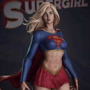 Pornhint Super Girl NSFW STL File, 3D Printing Model, STL File for 3D Printers, 3D Figures, 3D Model Figurine NSFW