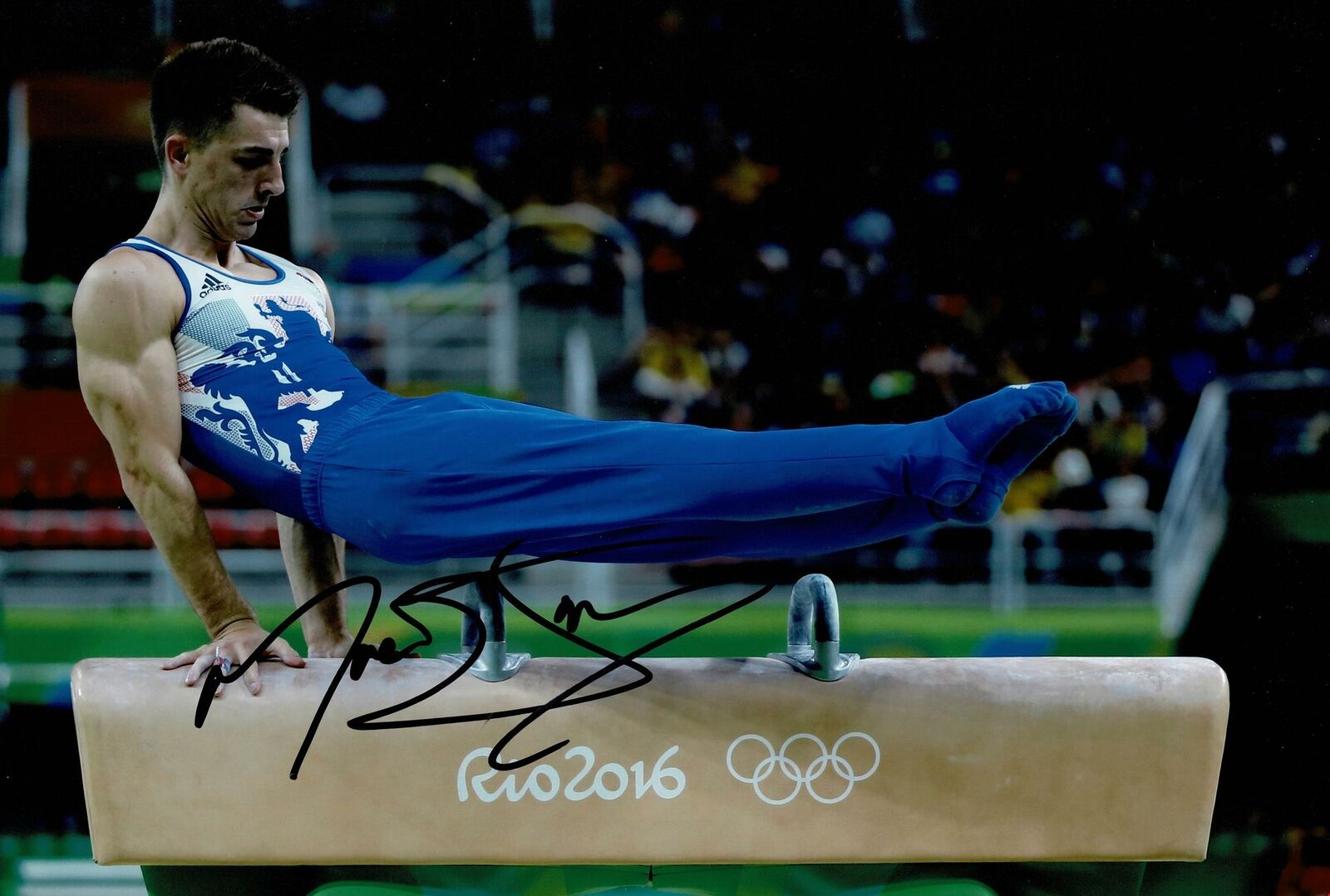 Max Whitlock Signed 12X8 Photo Poster painting Rio 2016 Tokyo 2020 Genuine Signature AFTAL COA J