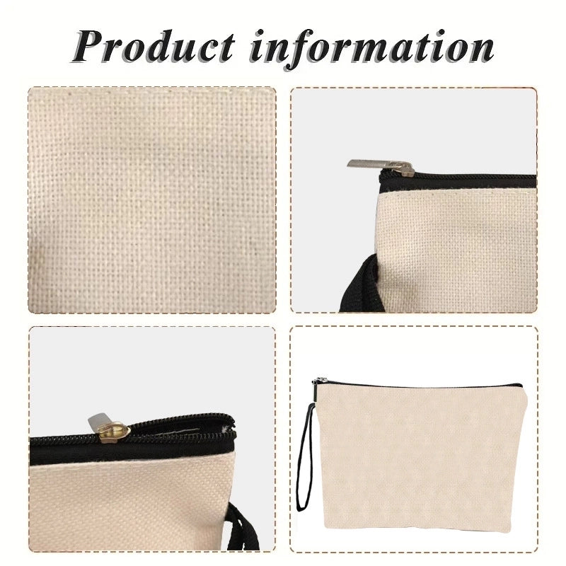 Classic Style Flower Polyester Square Makeup Bags