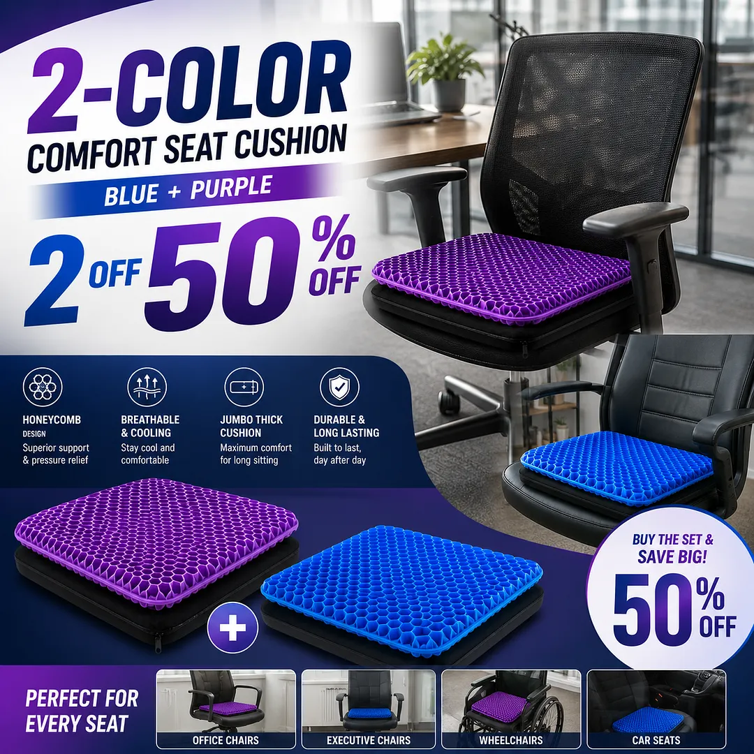 ✨ Ergonomic Silicone Seat Cushion &ndash; Relief You Can Feel