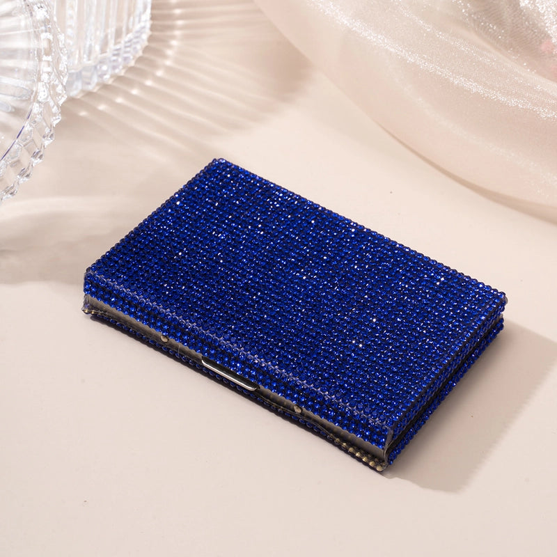 Women’s Solid Color Metal Clasp Frame Card Holders