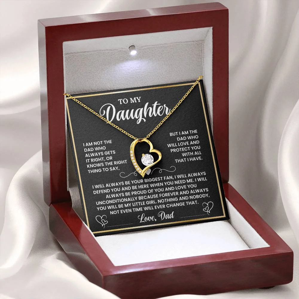 To My Daughter Necklace (I Will Always Be Your Biggest Fan)