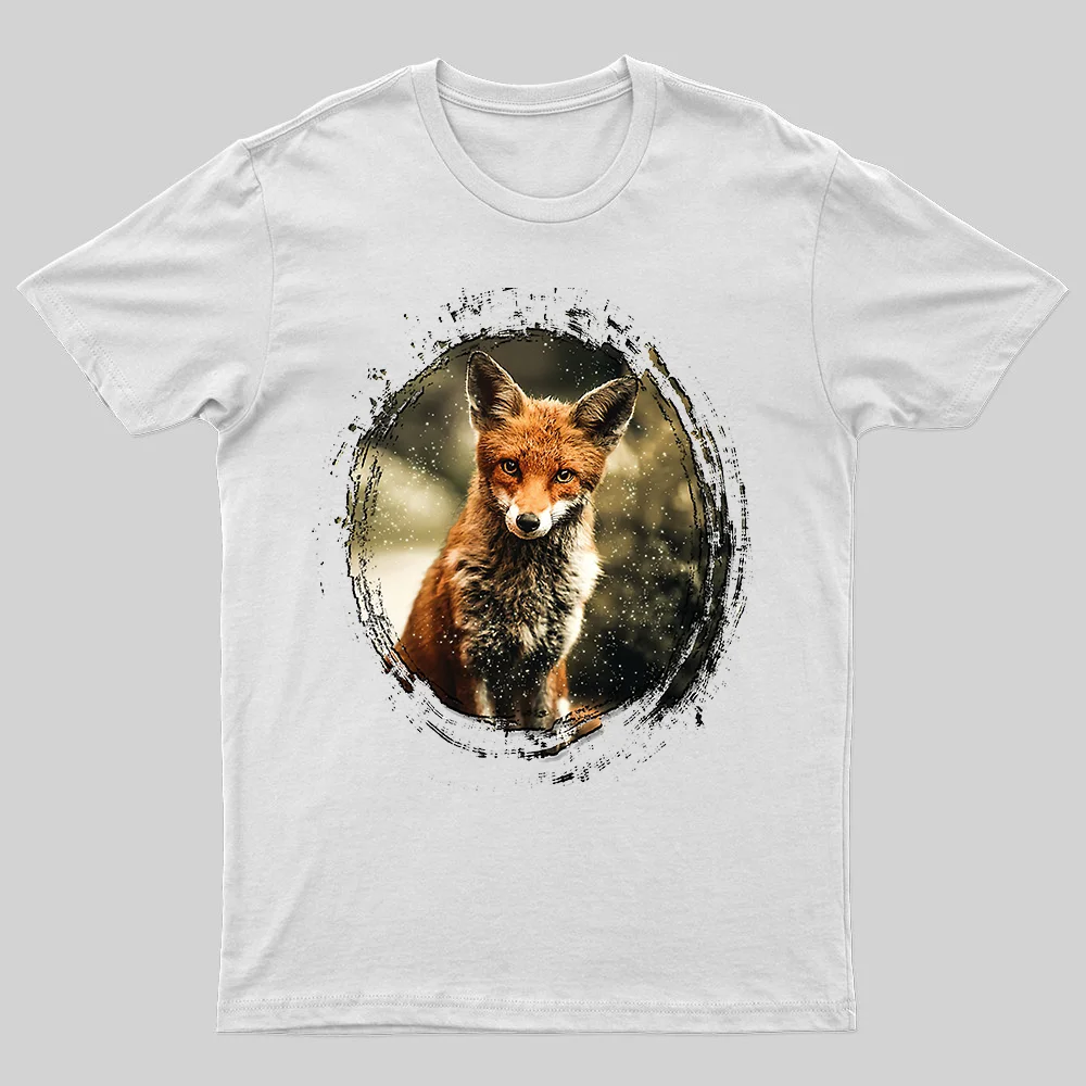 Wild Fox Printed Men's T-shirt