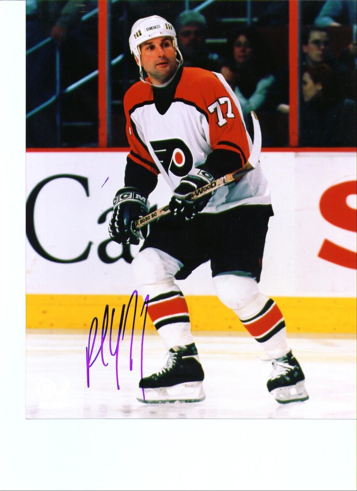 Signed/Autograph Paul Coffey Flyers Autographed 8x10