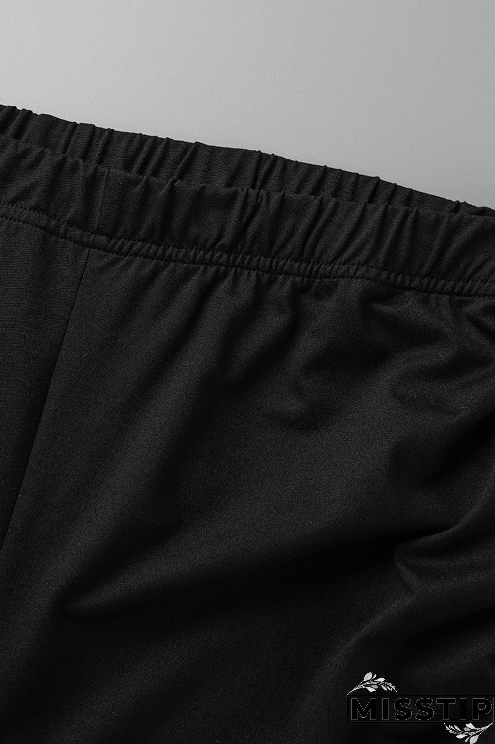 Colorful Blue Casual Solid Bandage Patchwork Fold V Neck Plus Size Two Pieces