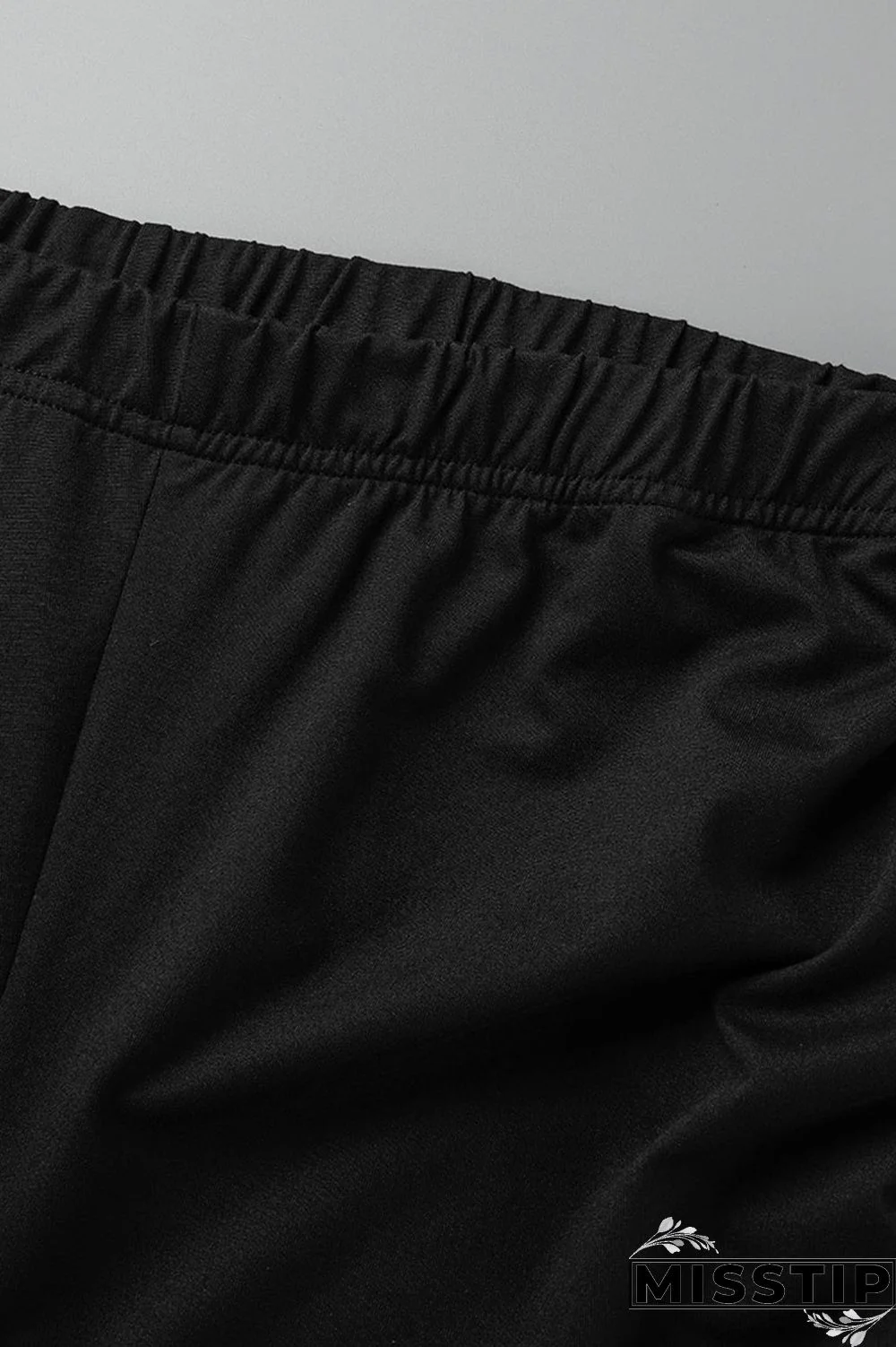 Colorful Blue Casual Solid Bandage Patchwork Fold V Neck Plus Size Two Pieces