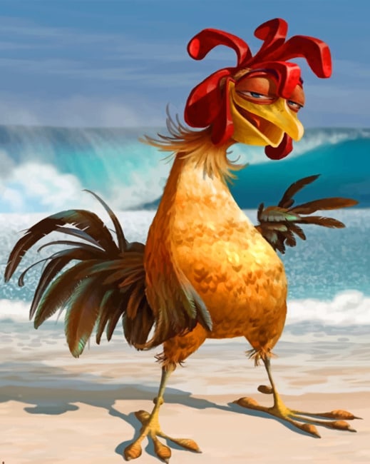 

Silly Chicken – Paint By Numbers - 40*50CM, 501 Original
