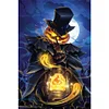 (40*60cm)Halloween Pumpkin Skeleton - Full Round Drill Diamond Painting