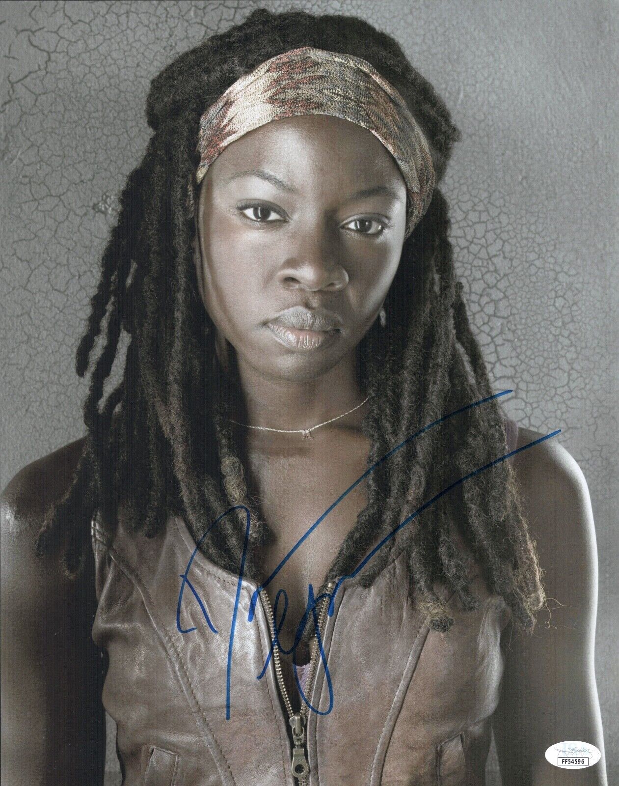 Danai Gurira Signed MICHONNE 11x14 Photo Poster painting Autograph WALKING DEAD JSA COA