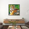 Tiger-11CT Stamped Cross Stitch-40*40cm